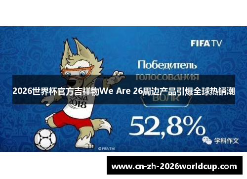 2026世界杯官方吉祥物We Are 26周边产品引爆全球热销潮